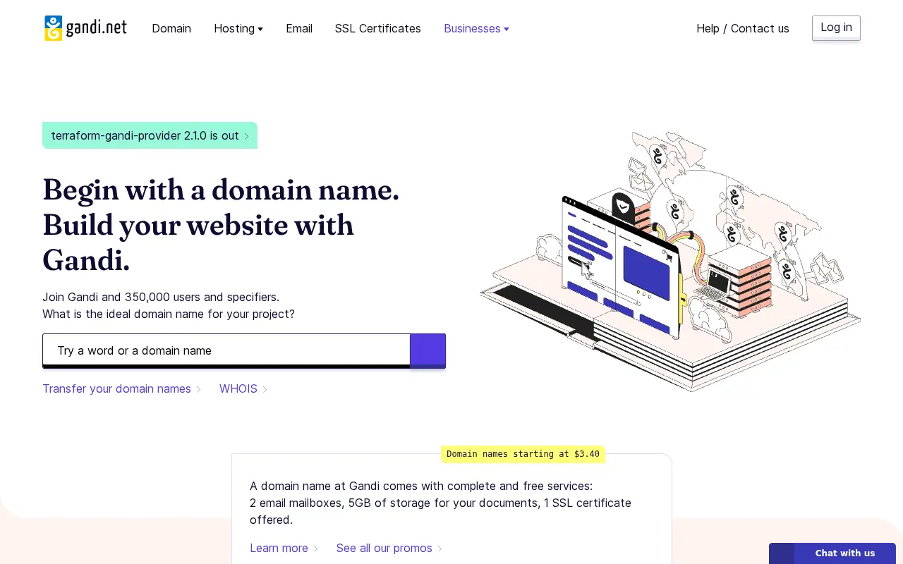 gandi.net in 2022