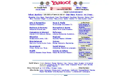 yahoo.com in 1999