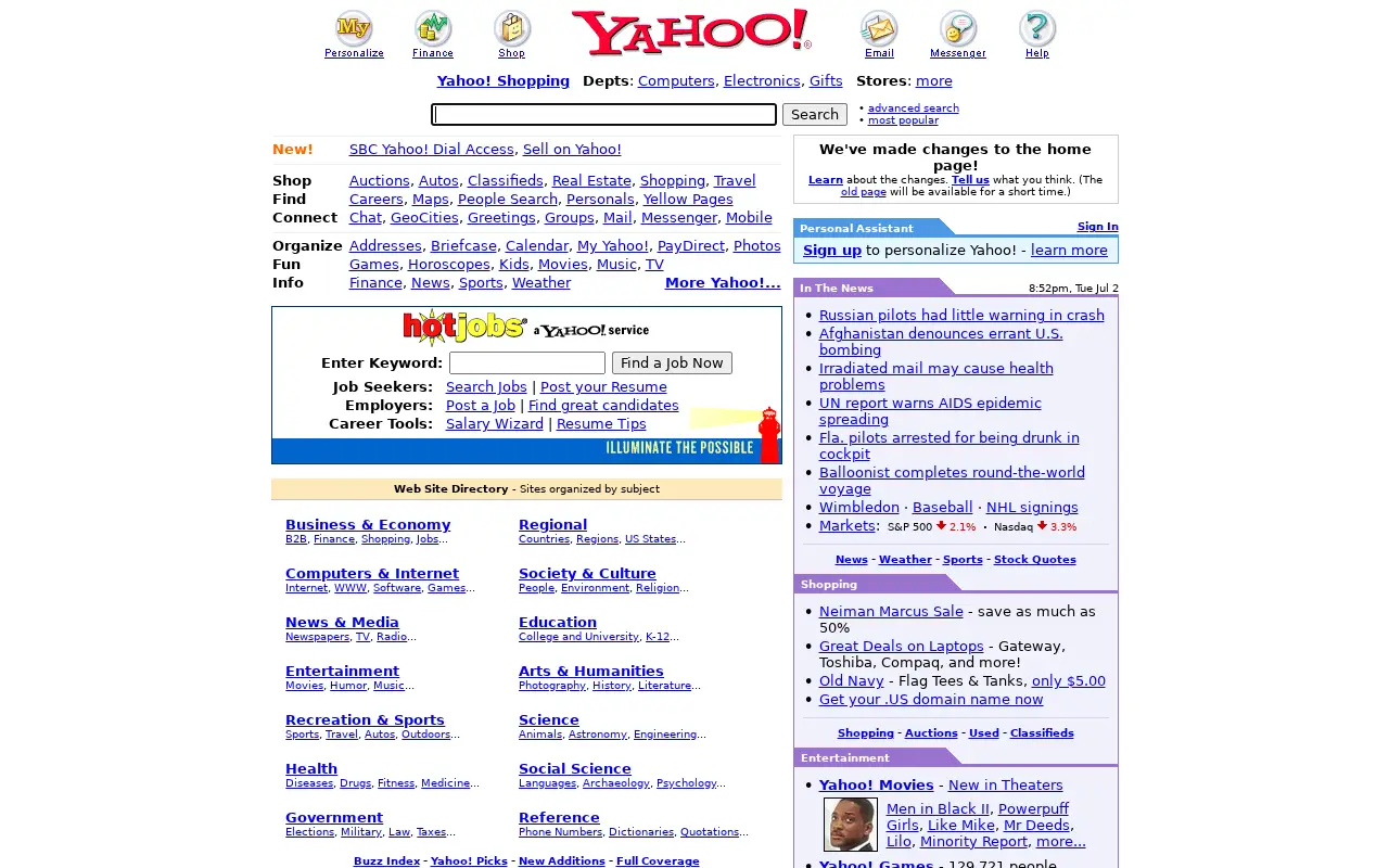 yahoo.com on July 2, 2002