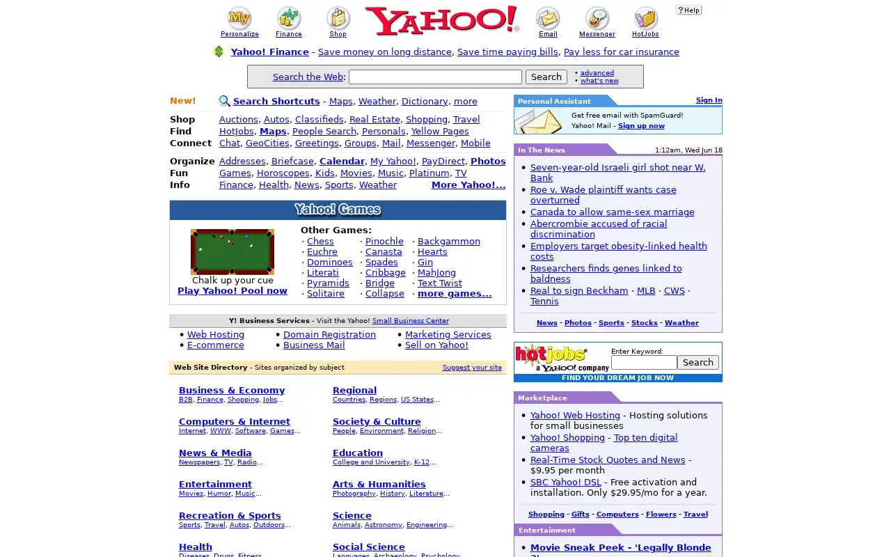 yahoo.com on June 18, 2003