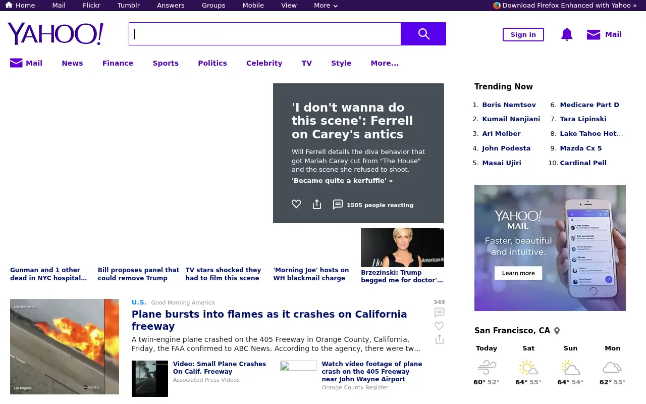 yahoo.com on July 1, 2017