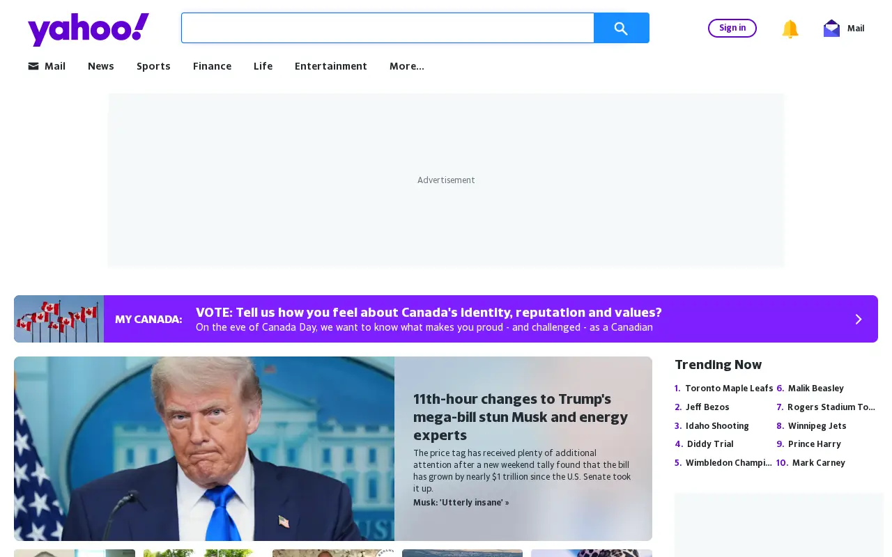 yahoo.com in 2025