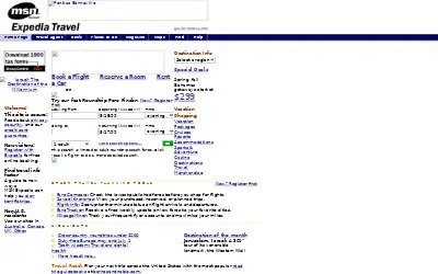 expedia.com in 1999
