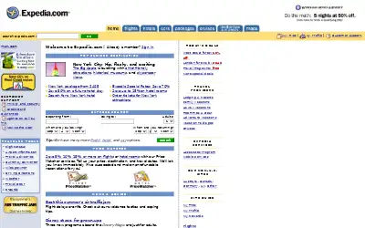 expedia.com in 2000