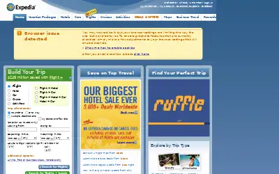 expedia.com in 2009