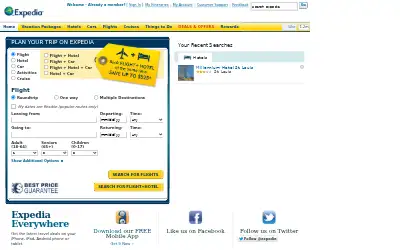 expedia.com in 2012