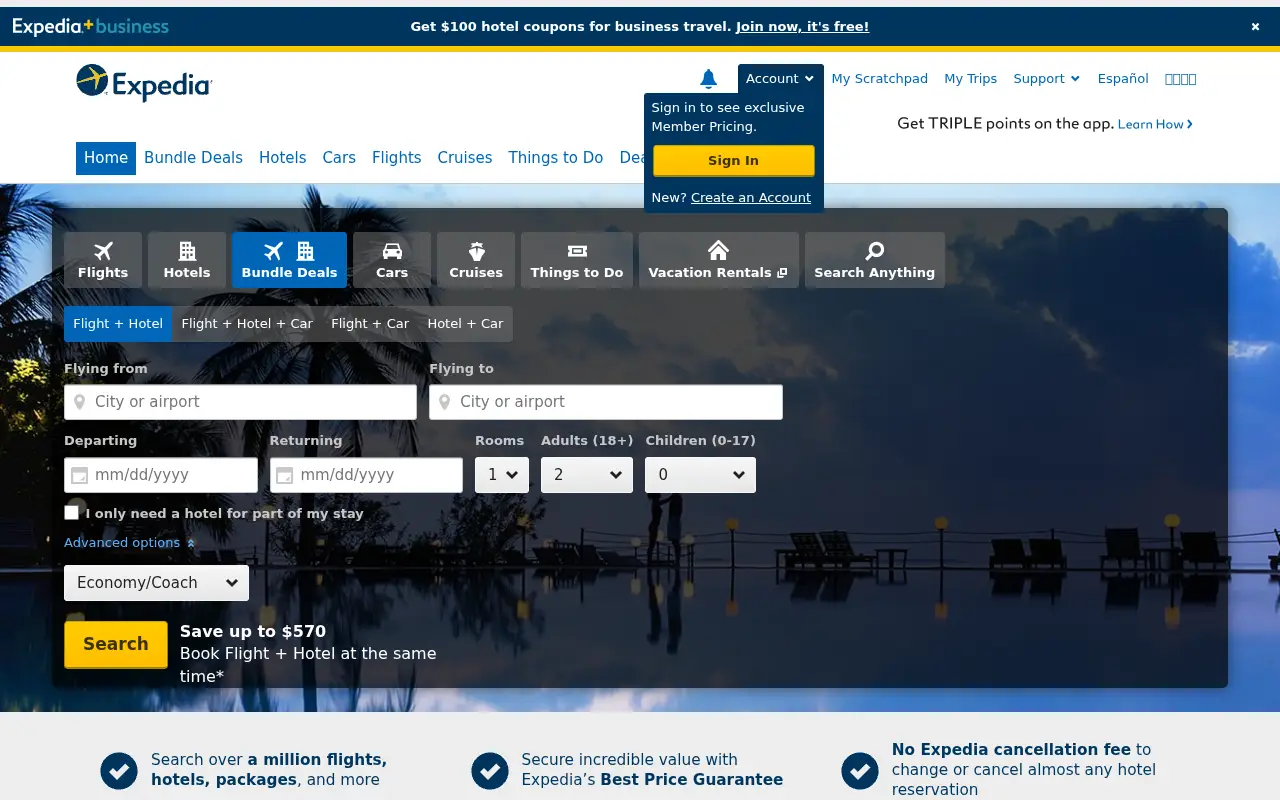 expedia.com in 2016