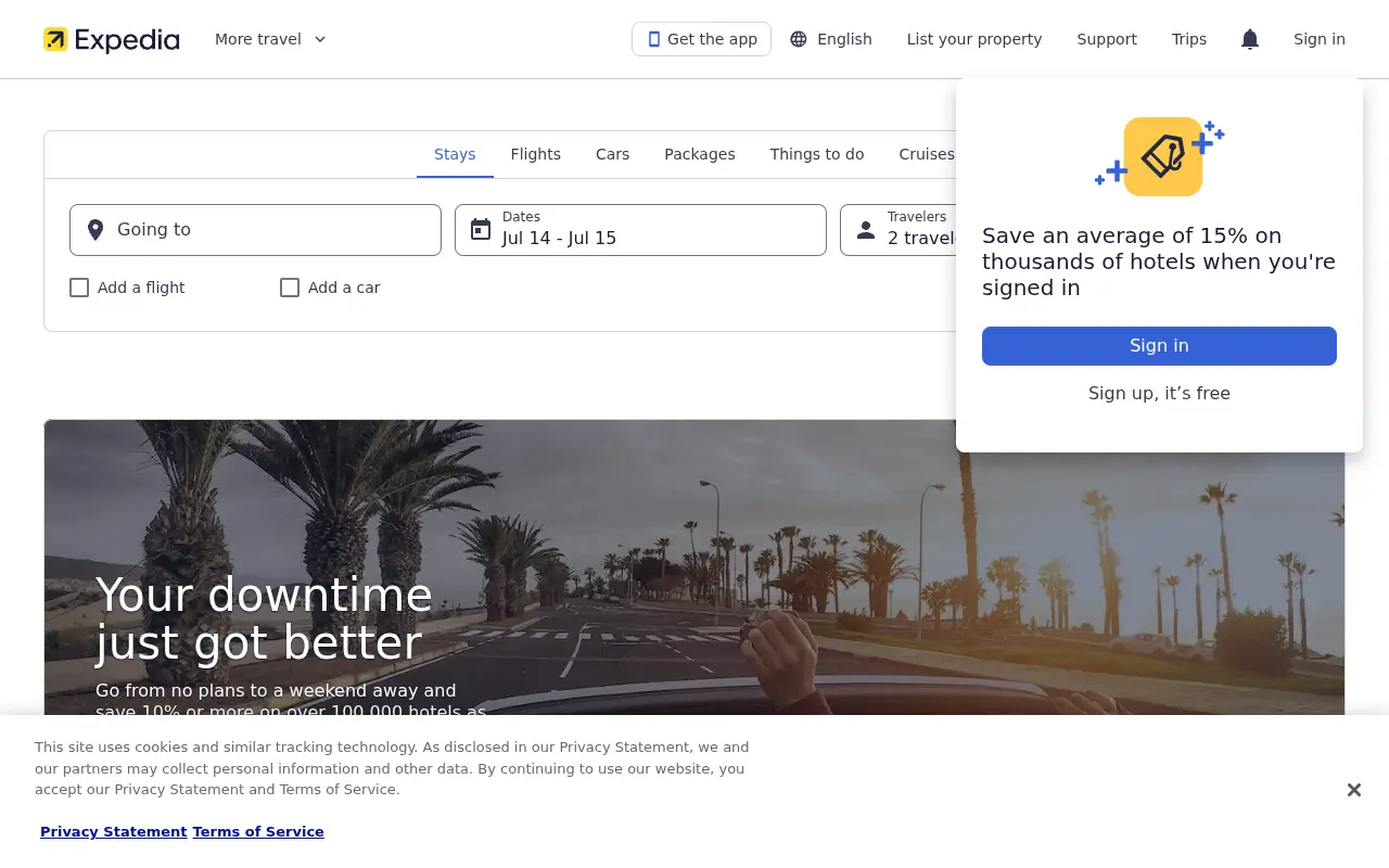 expedia.com in 2023
