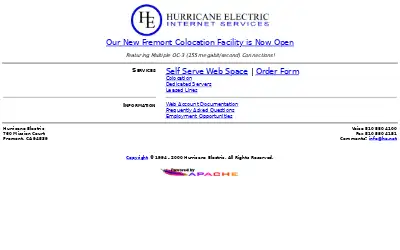 he.net in 2000