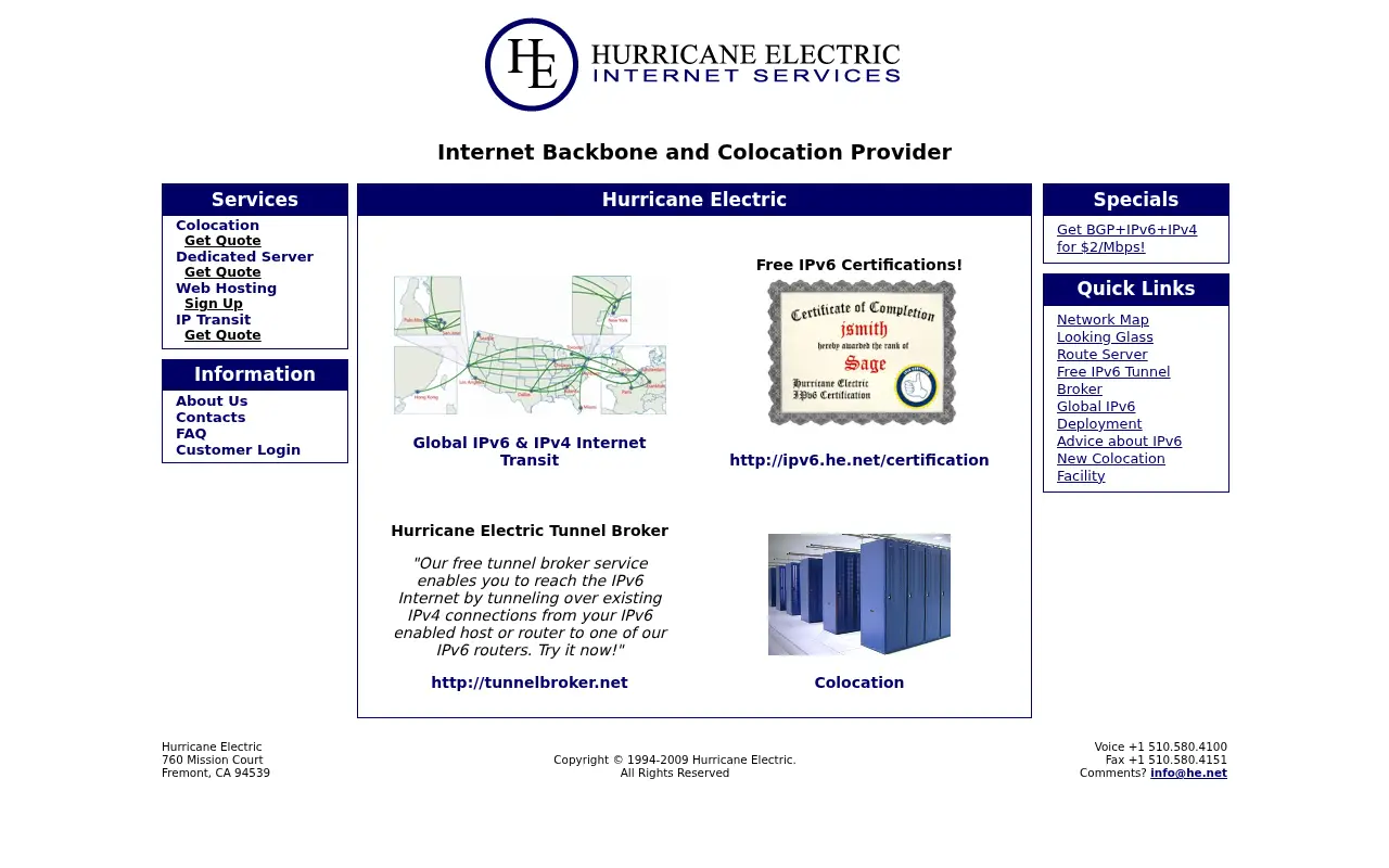 he.net in 2009