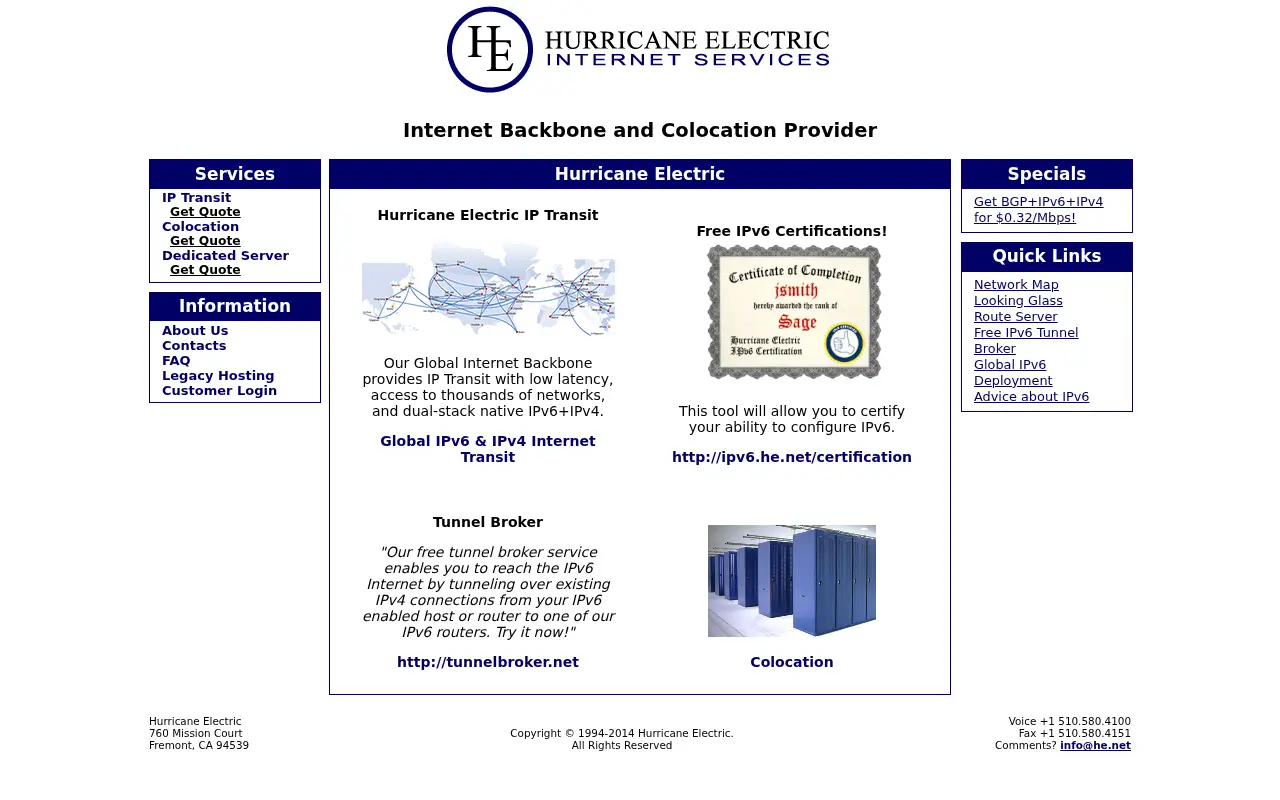 he.net in 2015