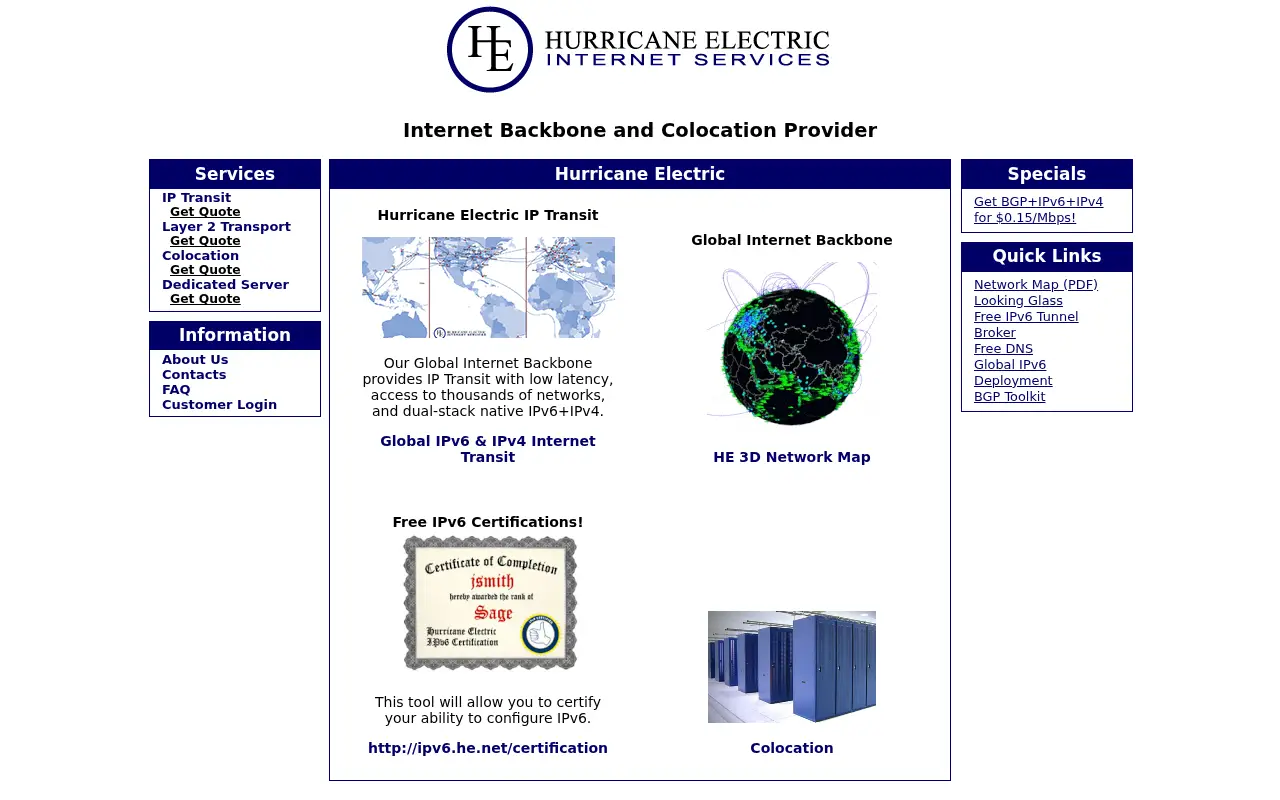 he.net on July 1, 2018