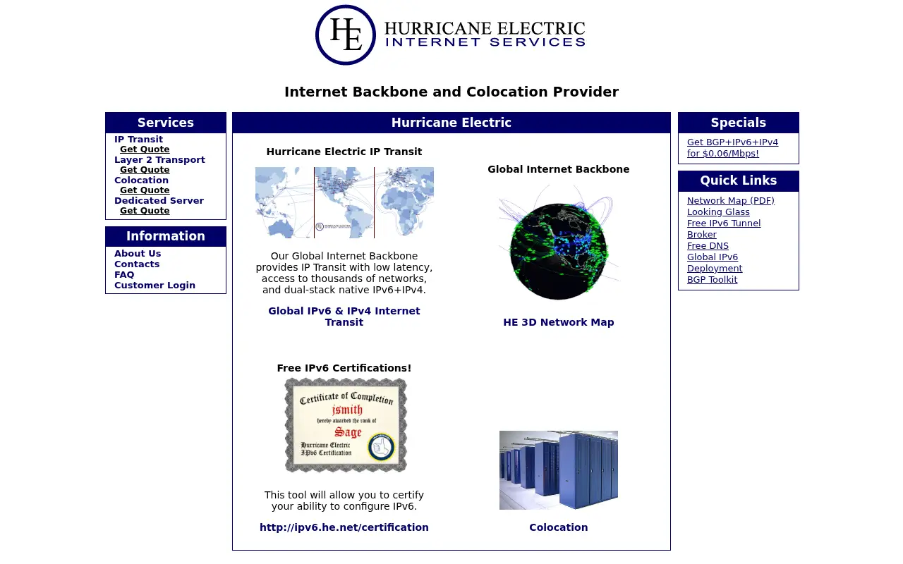 he.net in 2024