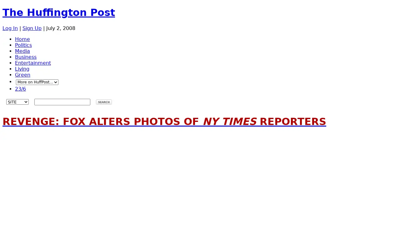 huffingtonpost.com in 2008