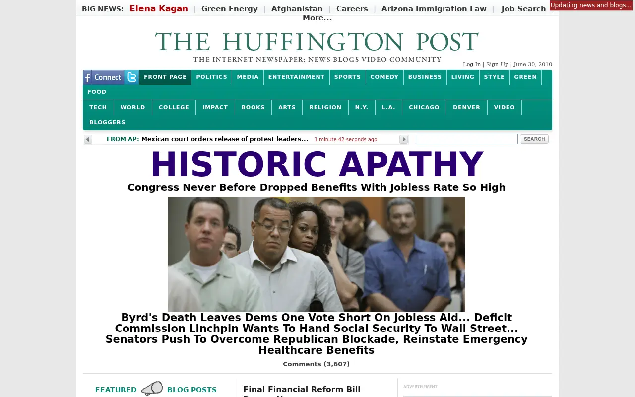 huffingtonpost.com in 2010