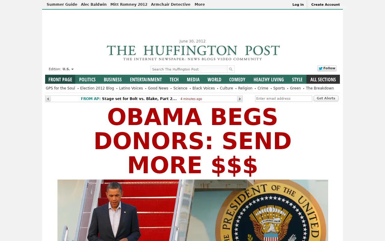 huffingtonpost.com in 2012