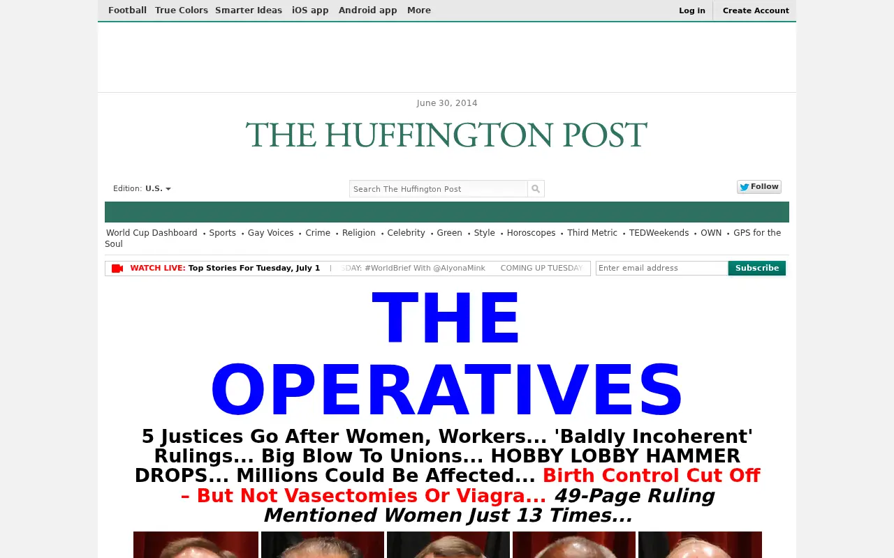 huffingtonpost.com in 2014