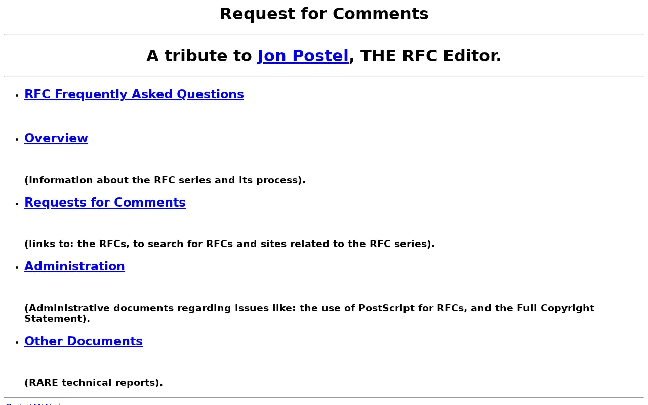 rfc-editor.org in 1999