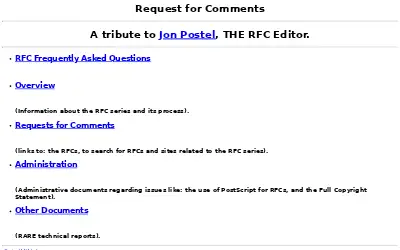 rfc-editor.org in 1999