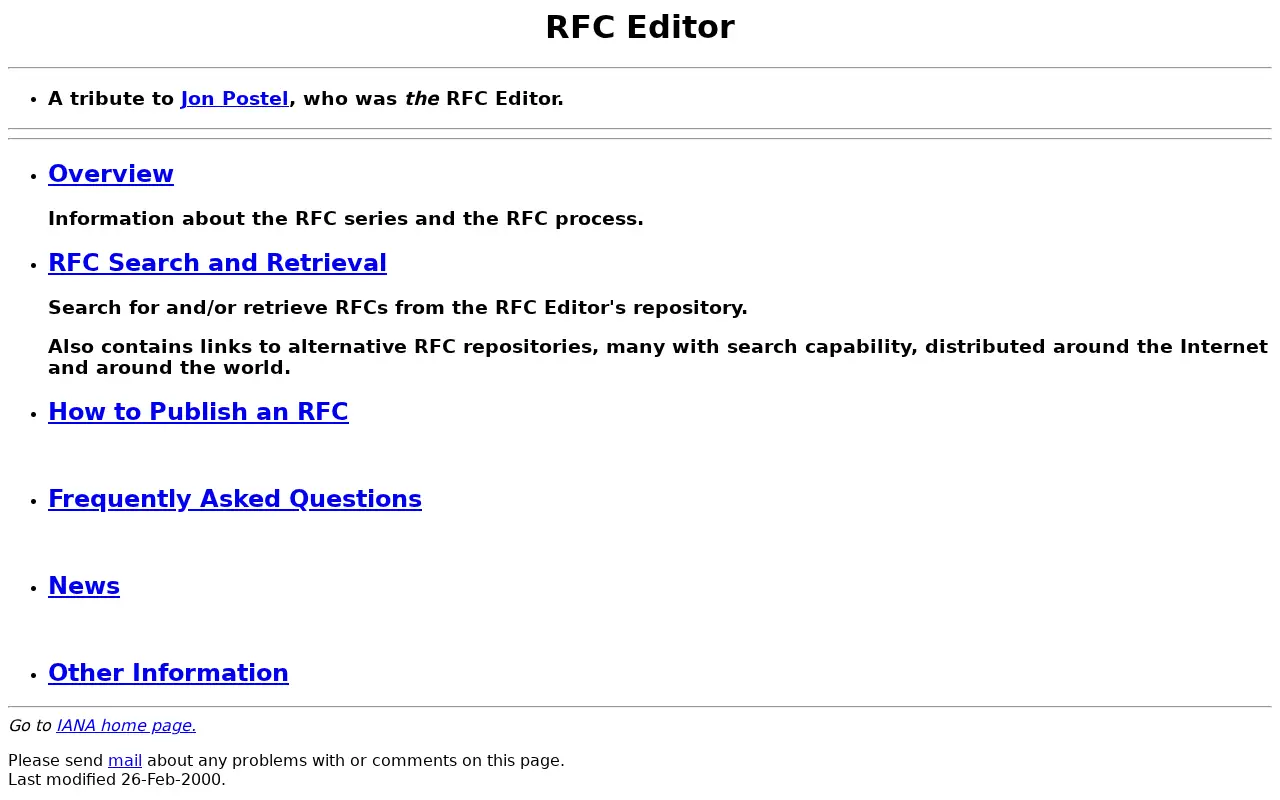 rfc-editor.org in 2000