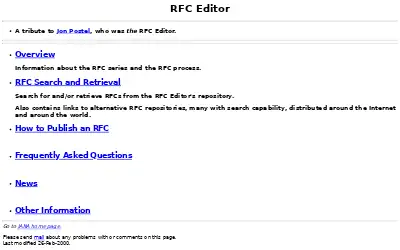 rfc-editor.org in 2001