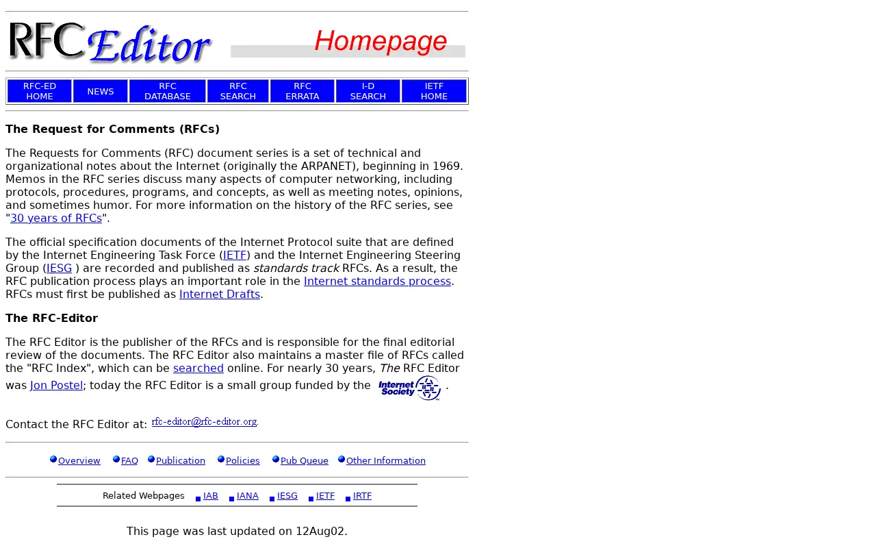 rfc-editor.org in 2004