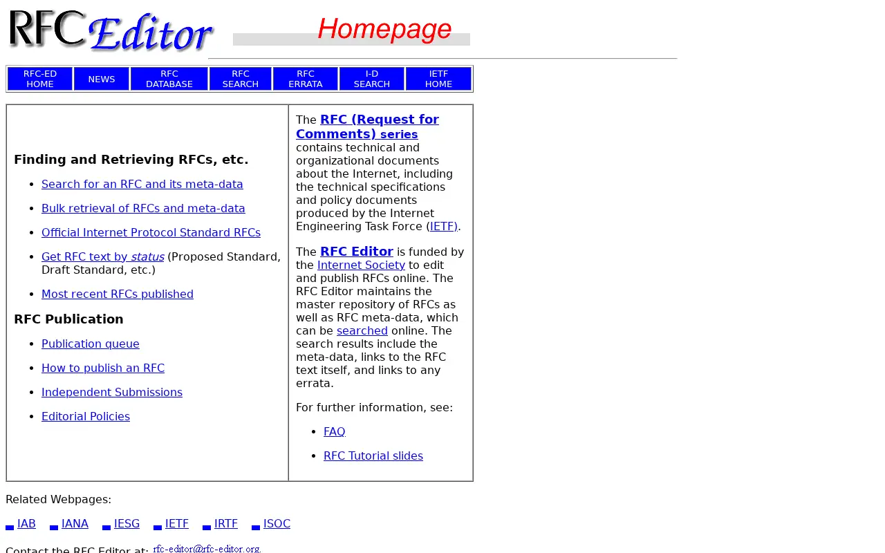 rfc-editor.org in 2007