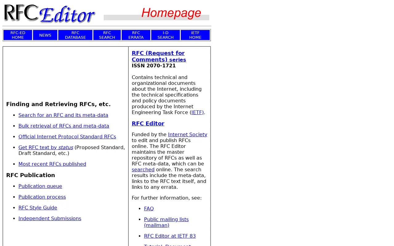 rfc-editor.org in 2012