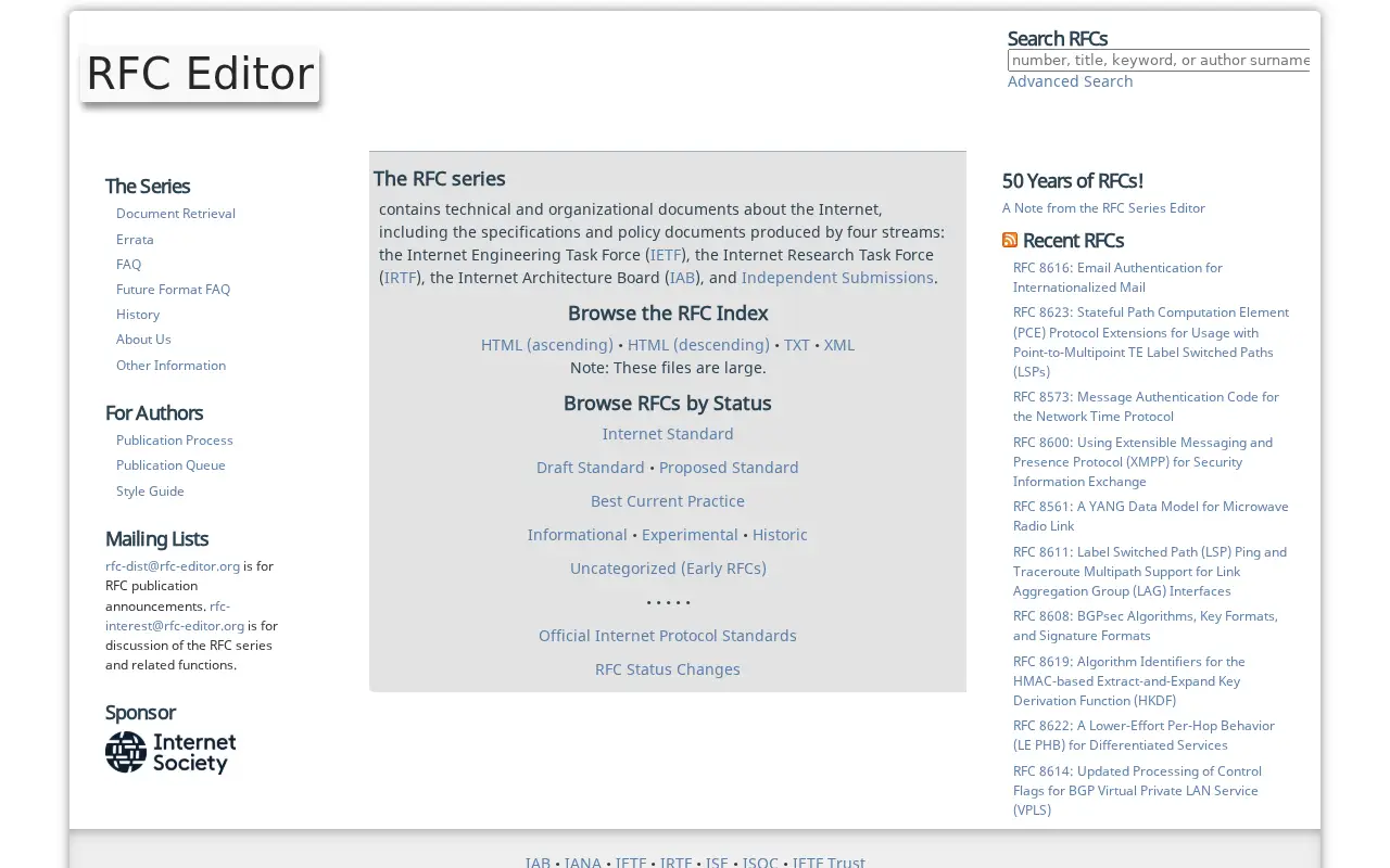 rfc-editor.org in 2019