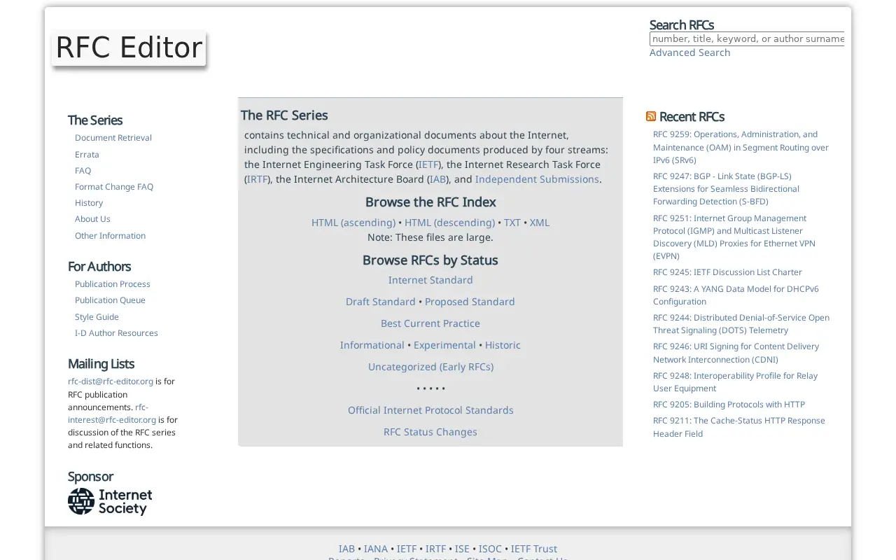 rfc-editor.org in 2022