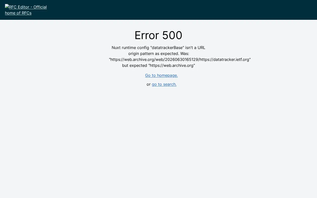 rfc-editor.org in 2026