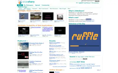 slideshare.net in 2007