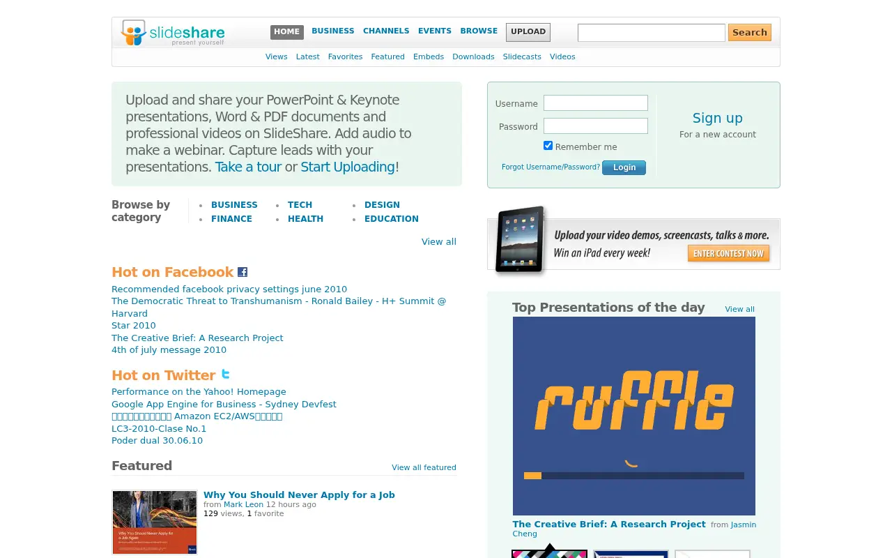 slideshare.net on July 1, 2010