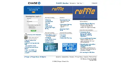 chase.com in 2008