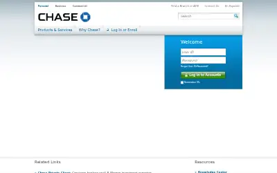 chase.com in 2013