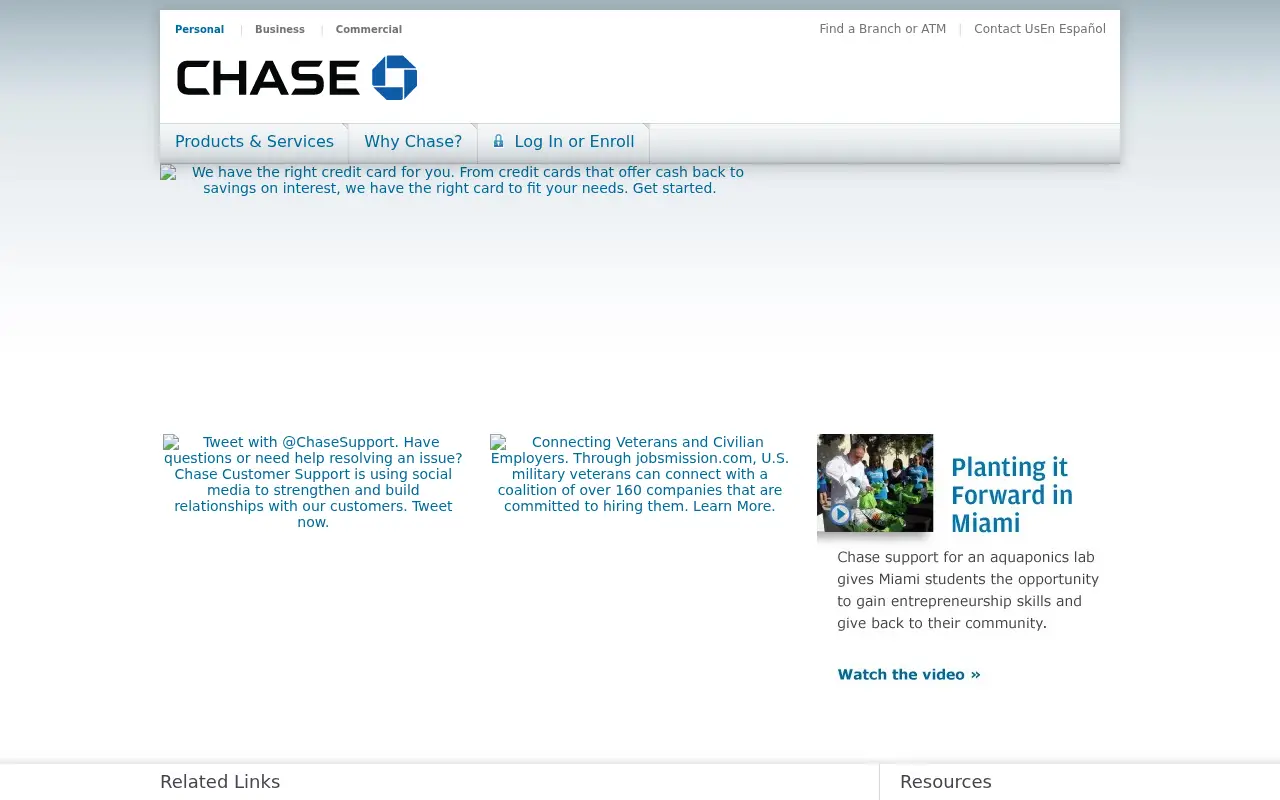 chase.com in 2014