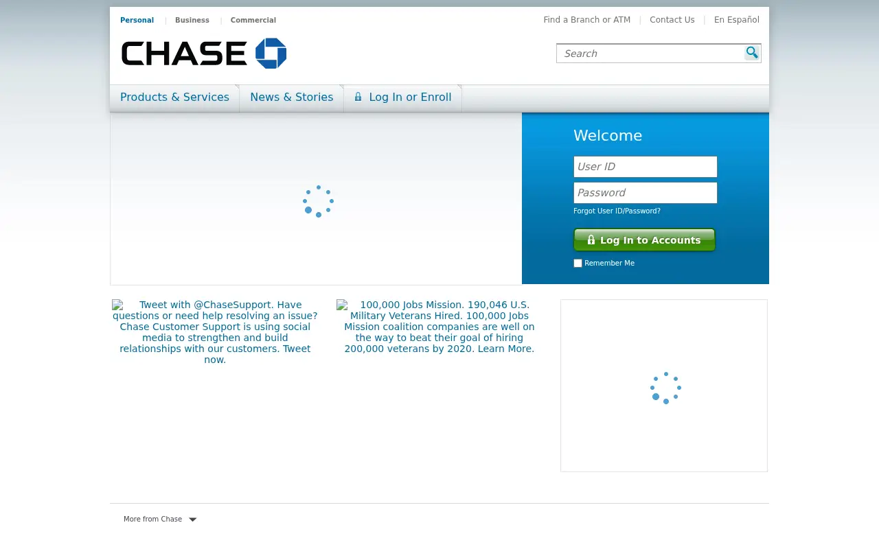 chase.com in 2015