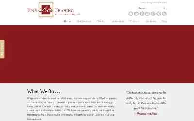 fineartsframing.com in 2014