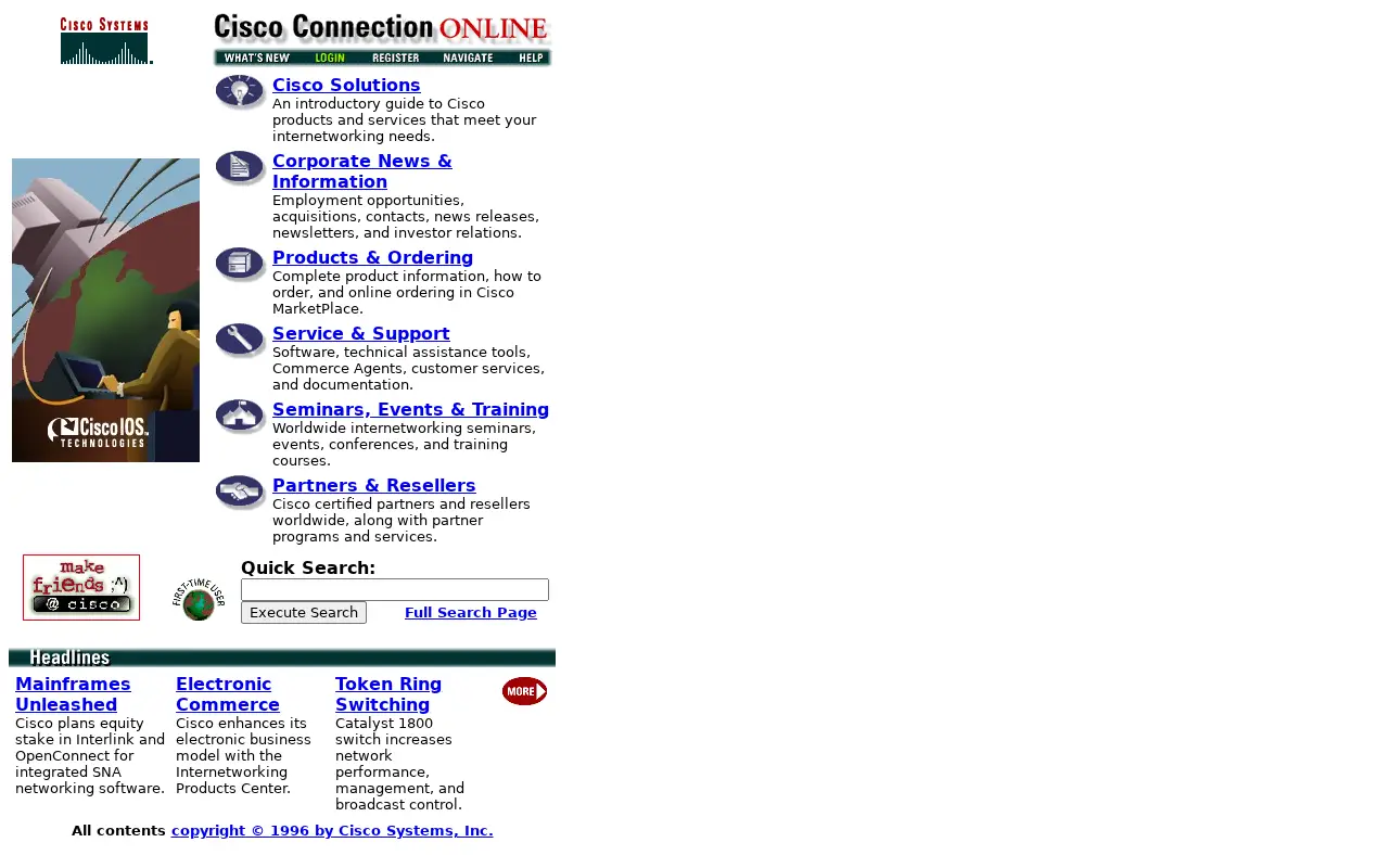 cisco.com in 1996