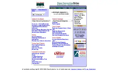 cisco.com in 2001