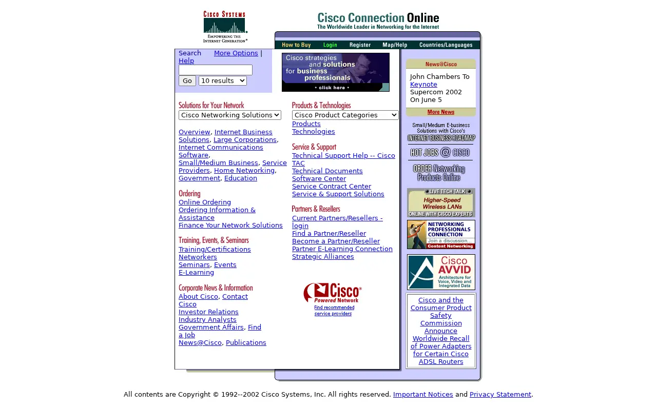 cisco.com in 2002