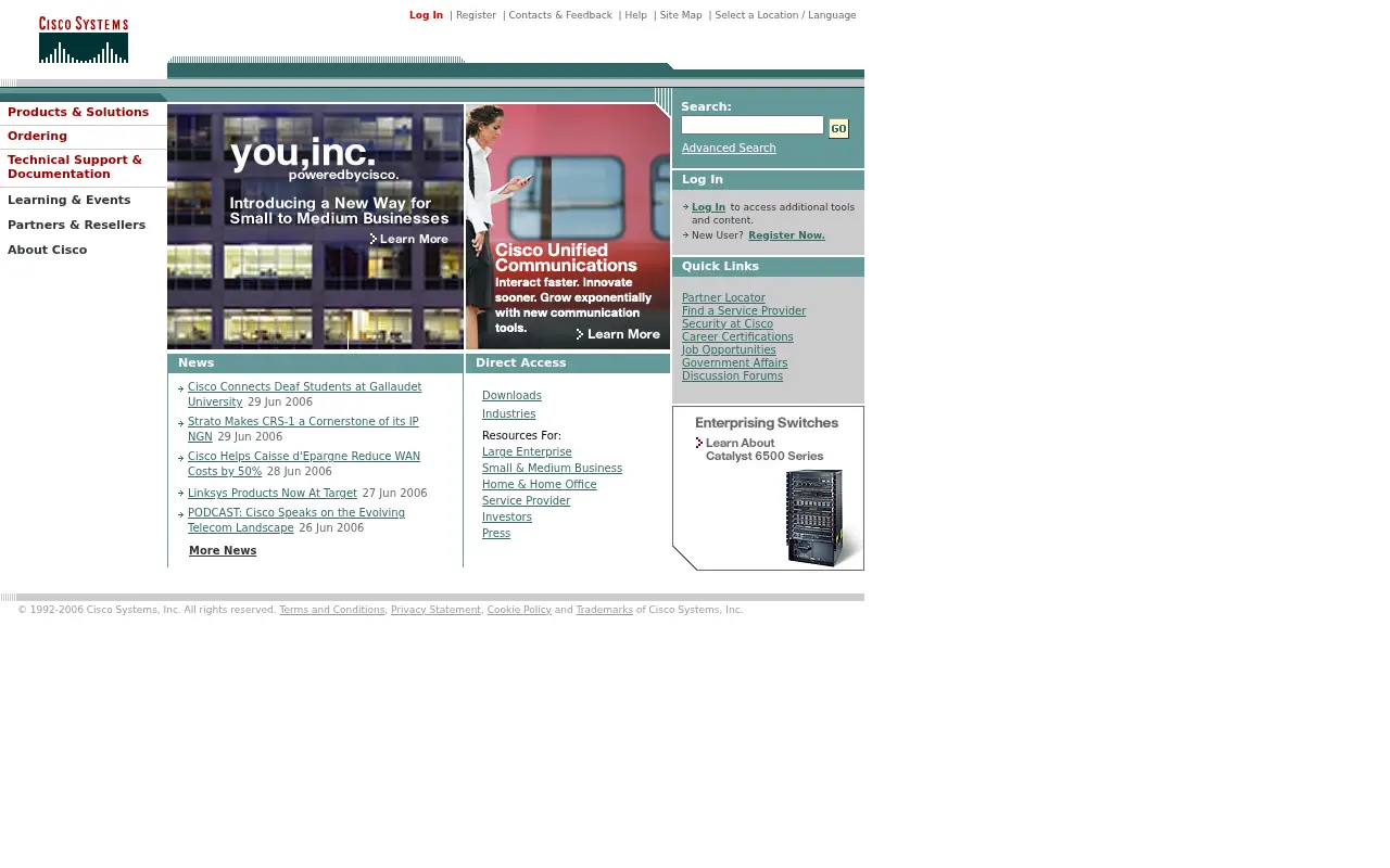 cisco.com in 2006