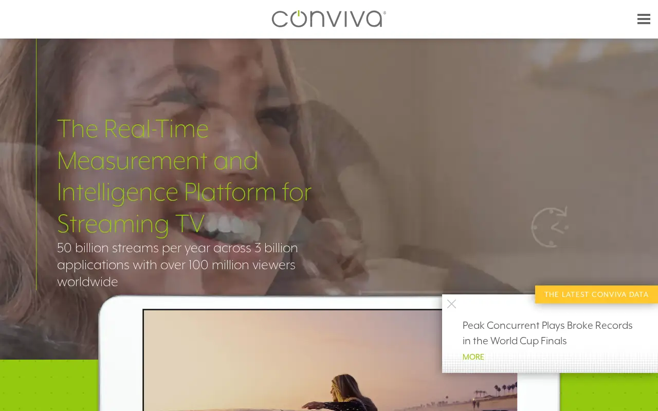 conviva.com in 2018