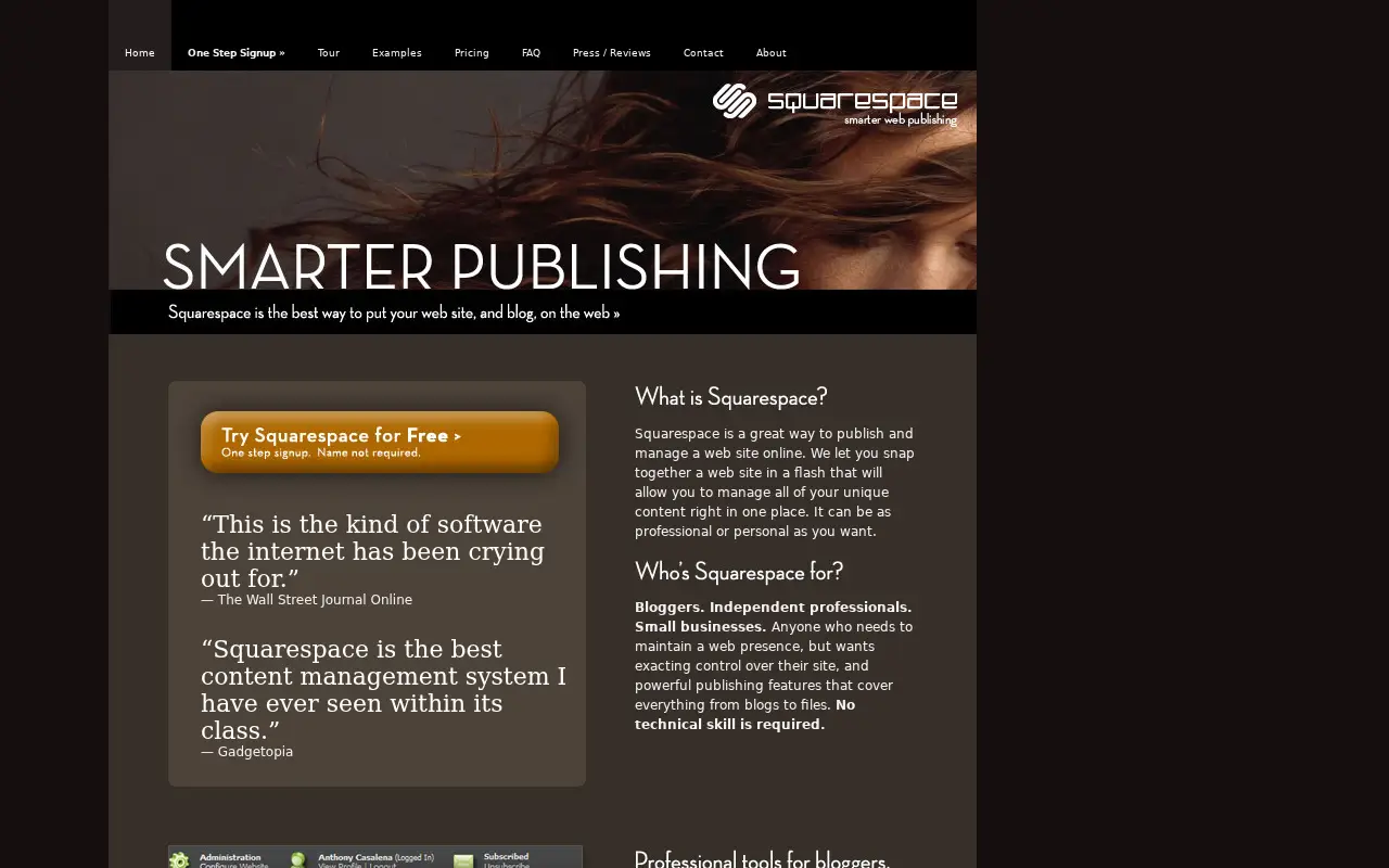 squarespace.com on July 1, 2006