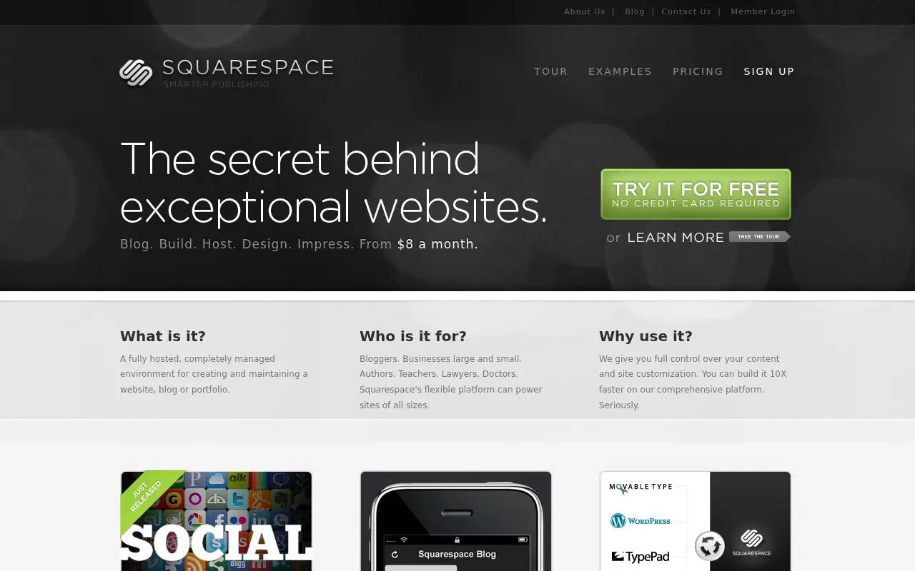 squarespace.com in 2010