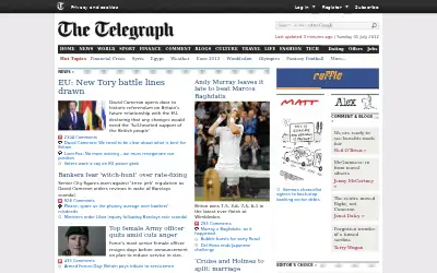 telegraph.co.uk in 2012