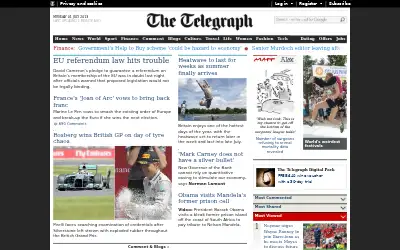 telegraph.co.uk in 2013