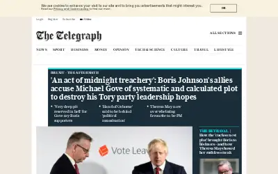 telegraph.co.uk in 2016