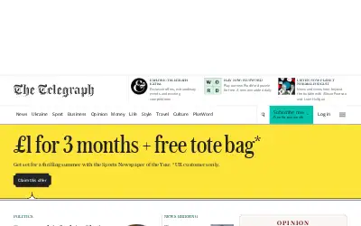 telegraph.co.uk in 2022