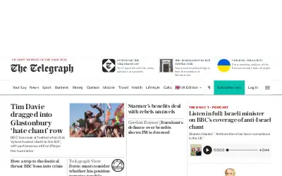 telegraph.co.uk in 2025